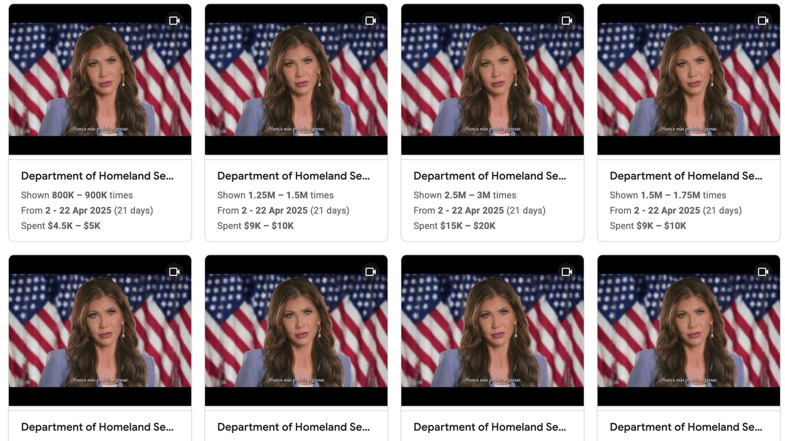 US Spends $600K on Hyper-Targeted Ads to Deter Migration Attempts Globally