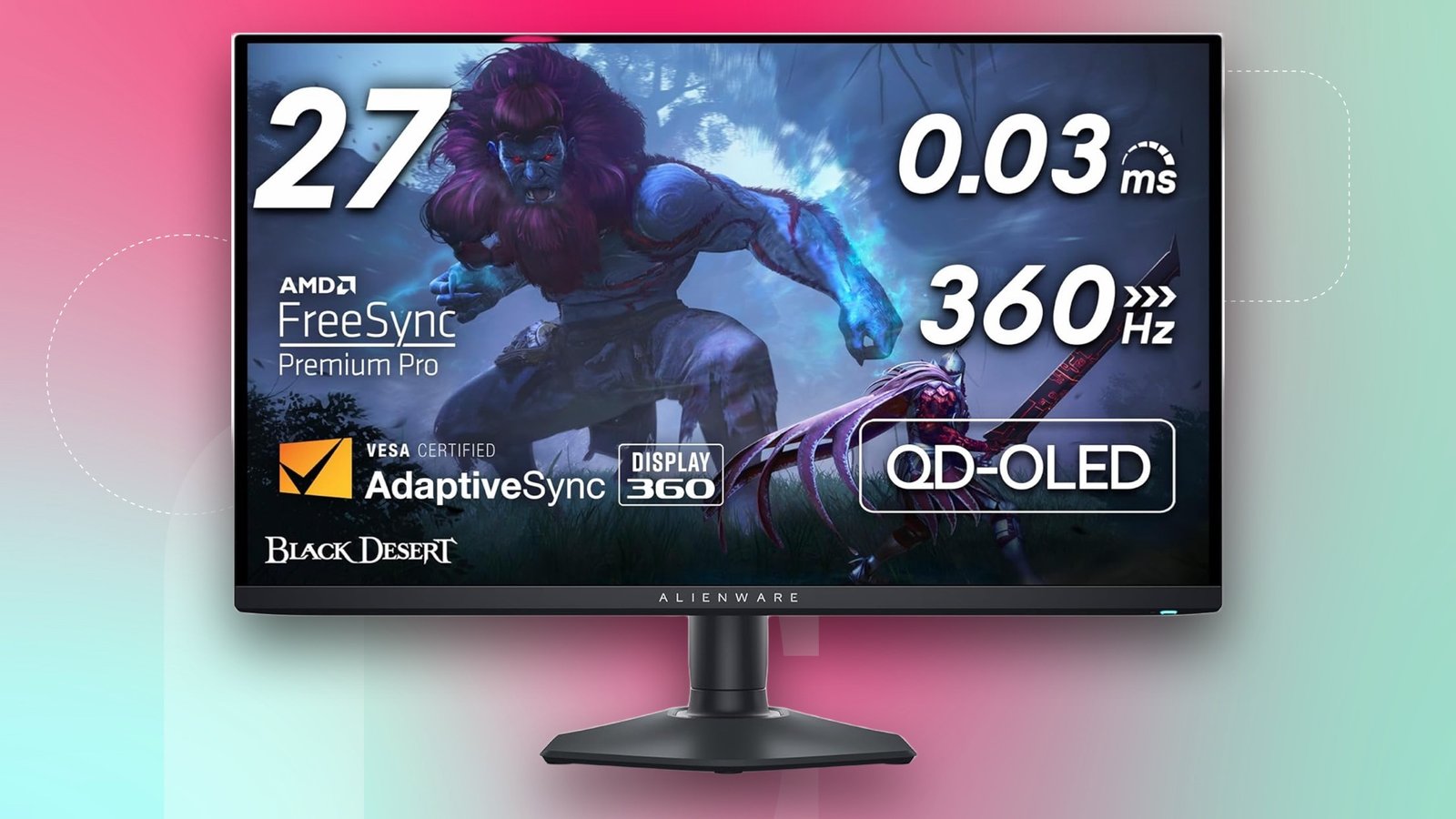 Alienware AW2725DF OLED gaming monitor