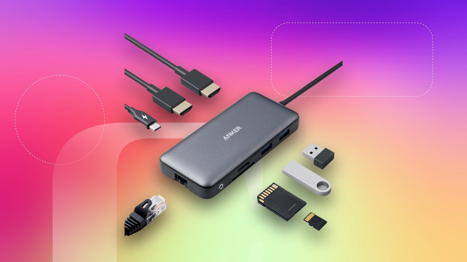Anker Laptop Docking Station Dual Monitor